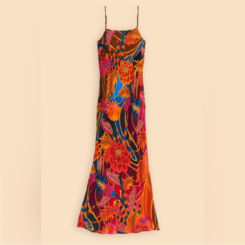 FARM Rio Vibrant Floral Maxi Dress